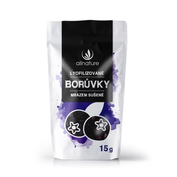 Borůvky sušené mrazem 15g Allnature